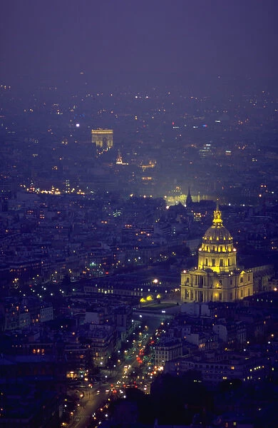 03. France, Paris. Invalides at night