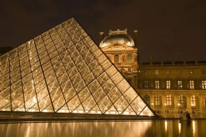 Framed Print : France, Paris. The Louvre at twilight. Credit as: Jim Zuckerman / Jaynes Gallery / Danita Delimont Framed Print : France, Paris. The Louvre at twilight. Credit as: Jim Zuckerman / Jaynes Gallery / Danita Delimont