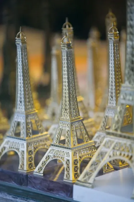 Framed Print : FRANCE-PARIS-Montmartre: Eiffel Tower Miniatures Framed Print : FRANCE-PARIS-Montmartre: Eiffel Tower Miniatures