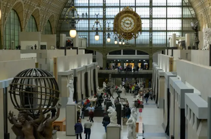 Framed Print : 03. France, Paris, Musee d Orsay interior (Editorial Usage Only)