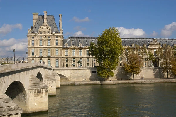 03. France, Paris, the Pont Royal and the Louvre Museum