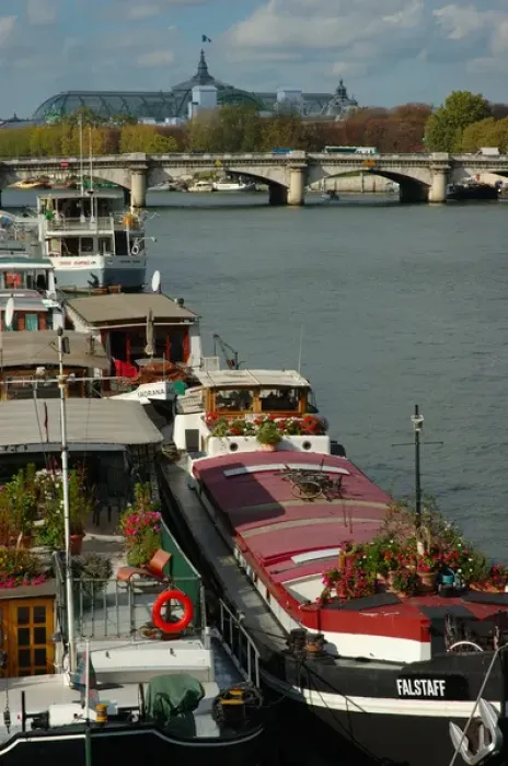 Framed Print : 03. France, Paris, riverboats on Seine River (Editorial Usage Only) Framed Print : 03. France, Paris, riverboats on Seine River (Editorial Usage Only)