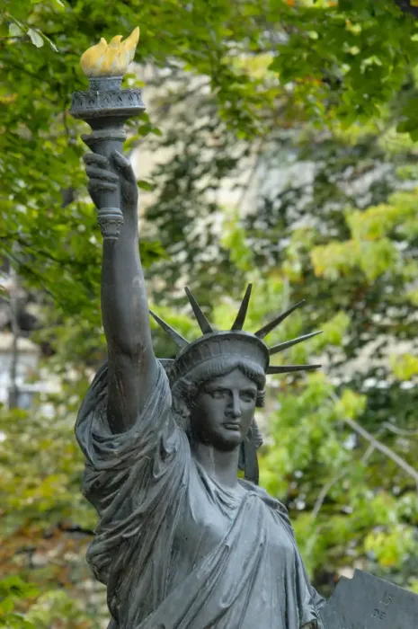 Framed Print : 03. France, Paris, Statue of Liberty in Luxembourg Gardens Framed Print : 03. France, Paris, Statue of Liberty in Luxembourg Gardens