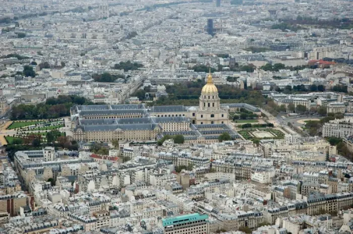 Framed Print : 03. France, Paris, view of Hotel des Invalides from Eiffel Tower Framed Print : 03. France, Paris, view of Hotel des Invalides from Eiffel Tower
