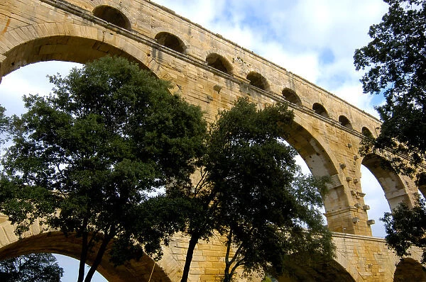 03. France, Pont du Gard, Roman aqueduct, built in 1st century AD