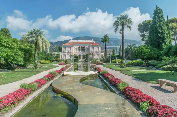 Framed Print : France, Provence. Saint-Jean-Cap-Ferrat, Villa Ephrussi de Rothschild. (Editorial Use Only) Framed Print : France, Provence. Saint-Jean-Cap-Ferrat, Villa Ephrussi de Rothschild. (Editorial Use Only)