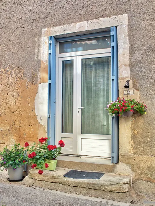 Framed Print : France, Provence. Street of the village Goult. (Editorial Use Only) Framed Print : France, Provence. Street of the village Goult. (Editorial Use Only)