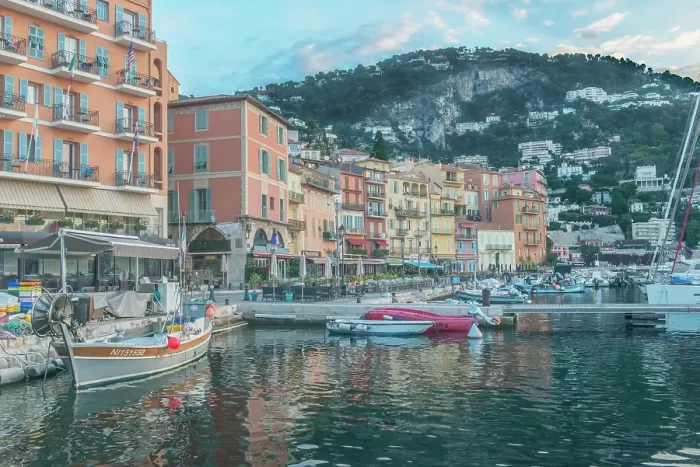 Framed Print : France, Provence. Villefranche-sur-Mer, harbor Framed Print : France, Provence. Villefranche-sur-Mer, harbor