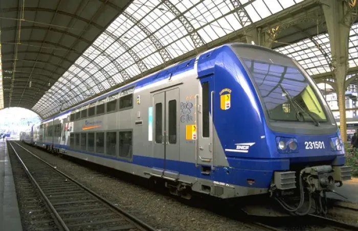 Framed Print : 03. France. Regional train