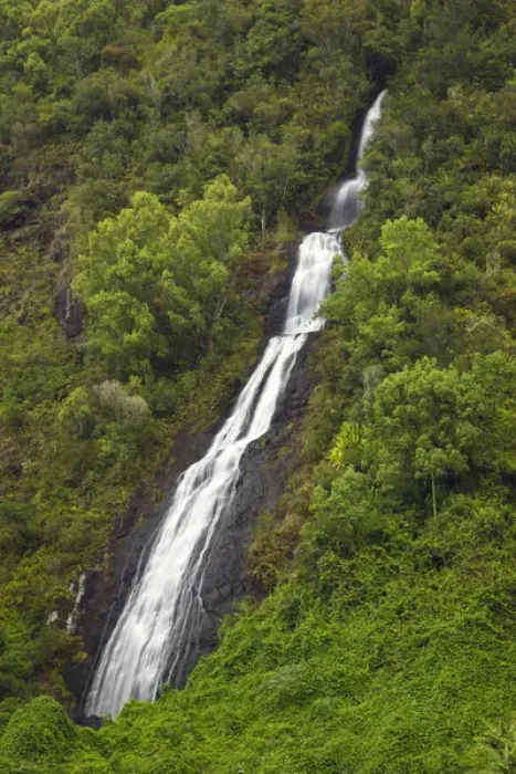 Framed Print : France, Reunion Island, Cirque de Salazie, Salazie, Cascade du Voile de la Mariee Framed Print : France, Reunion Island, Cirque de Salazie, Salazie, Cascade du Voile de la Mariee