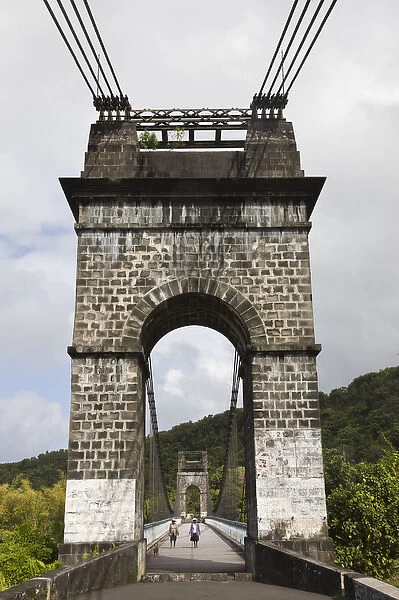 France, Reunion Island, East Reunion, Ste-Anne, Pont des Anglais, late 19th century
