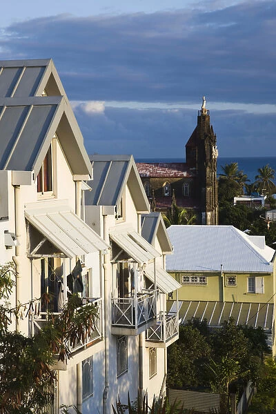 France, Reunion Island, St-Denis, Note Dame de la Delivrance church, morning