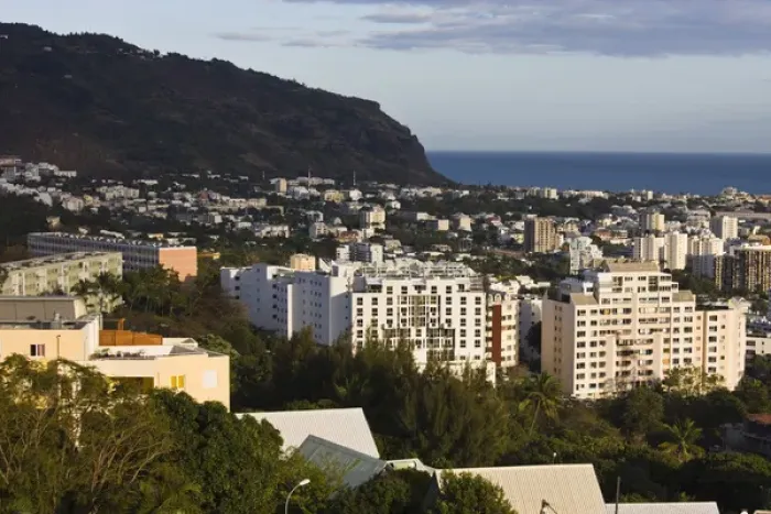 Framed Print : France, Reunion Island, St-Denis, morning view from Montgaillard Framed Print : France, Reunion Island, St-Denis, morning view from Montgaillard