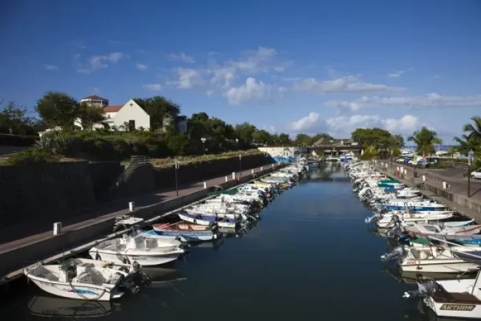 Framed Print : France, Reunion Island, St-Gilles-Les-Bains, Port de Plaisance marina Framed Print : France, Reunion Island, St-Gilles-Les-Bains, Port de Plaisance marina