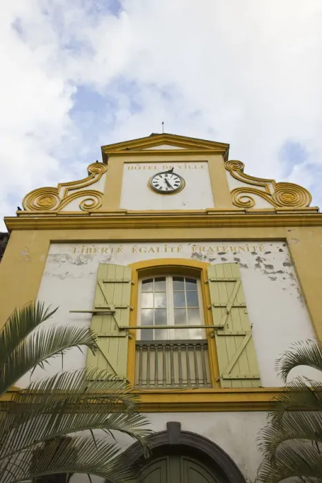 Framed Print : France, Reunion Island, St-Pierre, Hotel de Ville, town hall Framed Print : France, Reunion Island, St-Pierre, Hotel de Ville, town hall