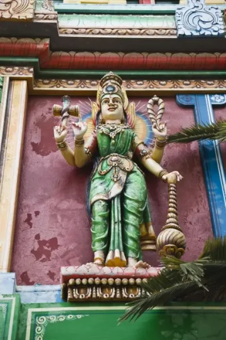 Framed Print : France, Reunion Island, St-Pierre, Hindu Temple figure Framed Print : France, Reunion Island, St-Pierre, Hindu Temple figure