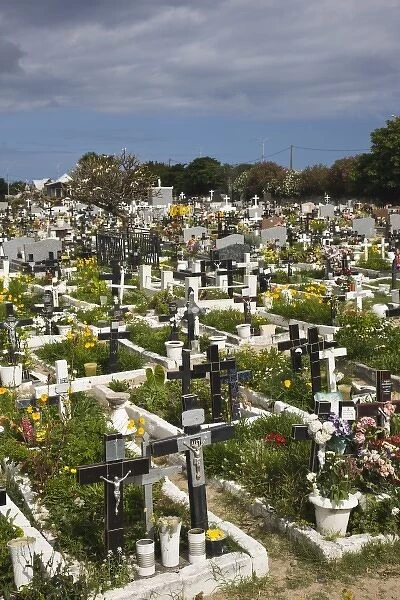 France, Reunion Island, St-Pierre, town cemetery