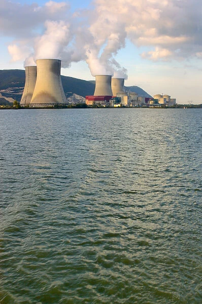 03. France, Rhone River, nuclear power plant