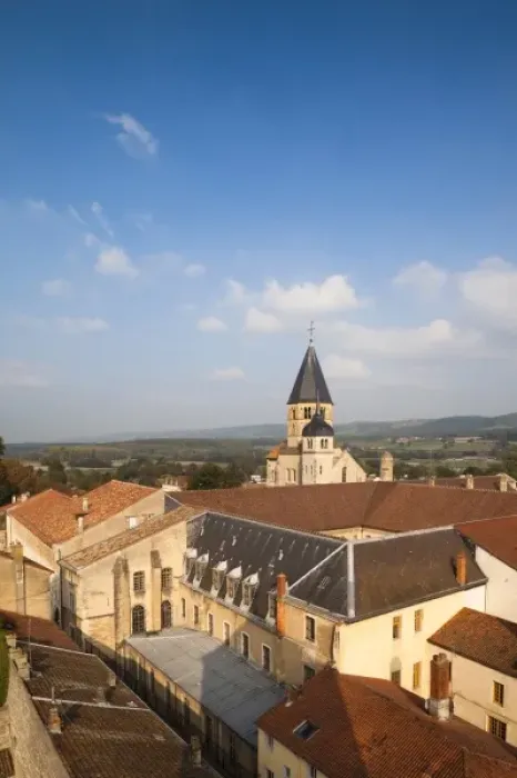 Framed Print : France, Saone-et-Loire Department, Burgundy Region, Maconnais Area, Cluny, Cluny Abbey