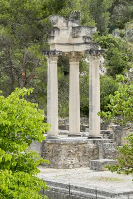 Framed Print : France, South of France, St. Remy, Glanum, fortified Roman town in Provence Framed Print : France, South of France, St. Remy, Glanum, fortified Roman town in Provence