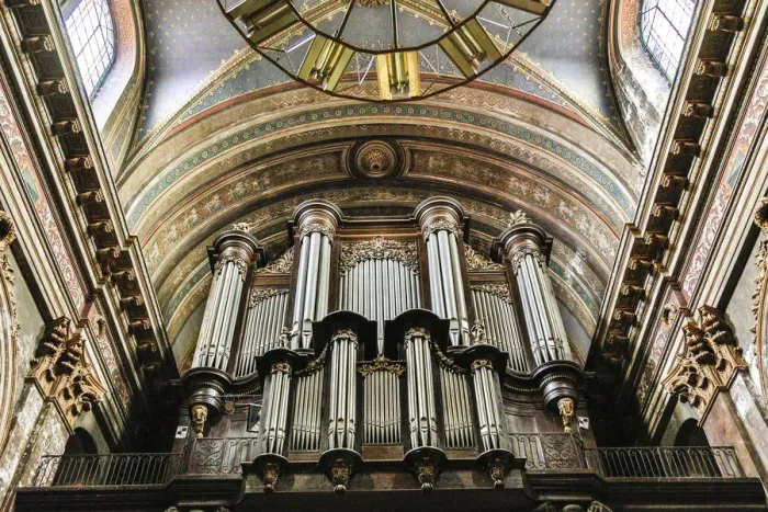 Framed Print : France, Toulouse. Church of the Jacobins organ pipes Framed Print : France, Toulouse. Church of the Jacobins organ pipes