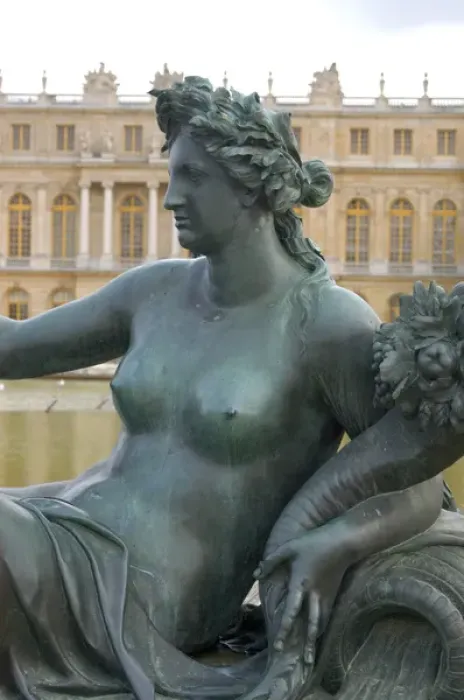Framed Print : 03. France, Versailles, bronze statue by Water Parterre
