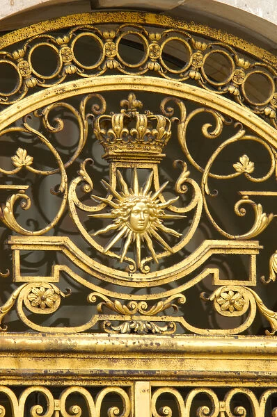 03. France, Versailles, detail of gold metal work