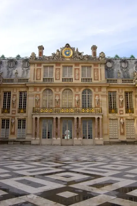 Framed Print : 03. France, Versailles marble courtyard Framed Print : 03. France, Versailles marble courtyard