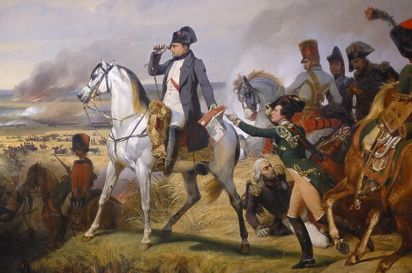 03. France, Versailles, painting of Napoleon in Hall of Battles