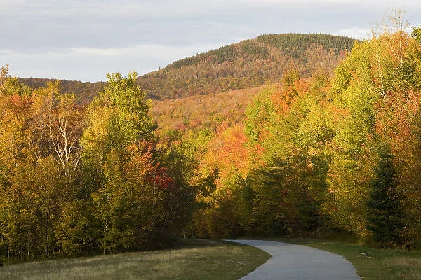 Franconia Notch Bike Path in New Hampshires White Mountains