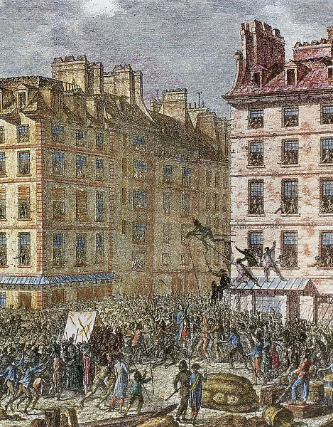 French Revolution (1789-1799). Foulon execution on 22 july 1789