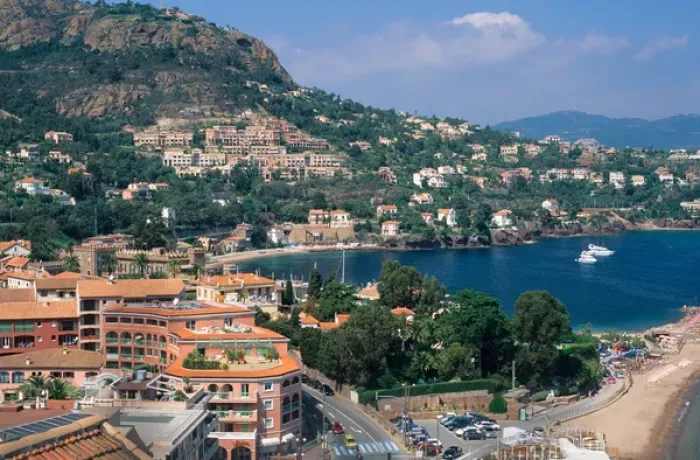 Framed Print : The French Riviera west of Nice, France. french, france, francaise, francais Framed Print : The French Riviera west of Nice, France. french, france, francaise, francais