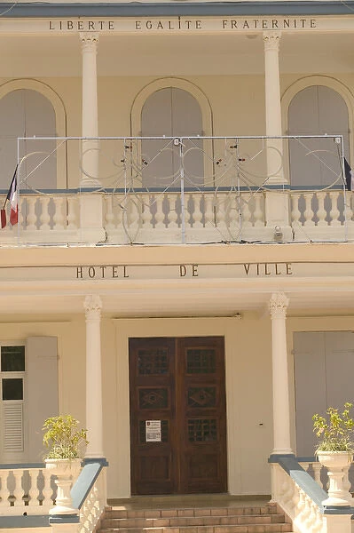 FRENCH WEST INDIES (FWI)-Guadaloupe-Basse-Terre-BASSE-TERRE: Town Hall