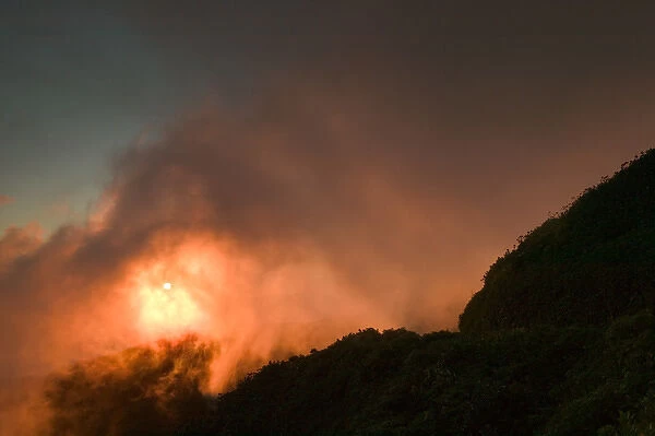 FRENCH WEST INDIES (FWI) Guadaloupe, Basse-Terre-LA SOUFRIERE: La Soufiere Volcano