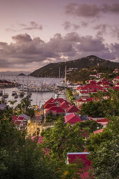 French West Indies, St-Barthelemy. Gustavia Harbor