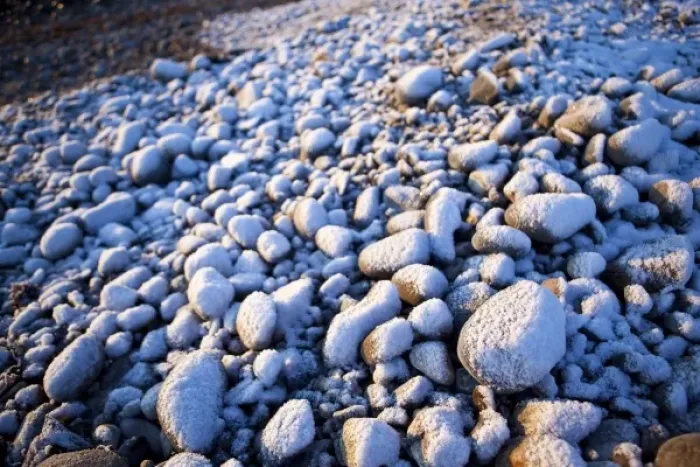 Framed Print : Fresh snow on cobble stones on the New Hampshire coast in Odiorne State Park in Rye, New Hampshire Framed Print : Fresh snow on cobble stones on the New Hampshire coast in Odiorne State Park in Rye, New Hampshire