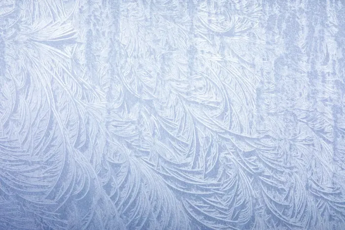 Framed Print : Frost on automobile silver fender