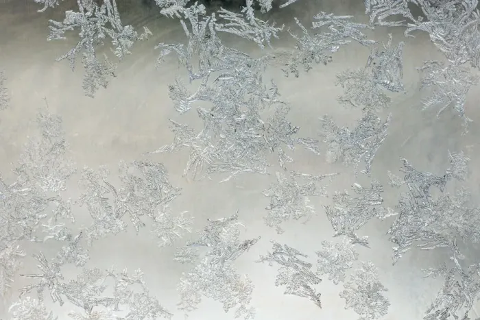 Framed Print : Frost pattern on window Framed Print : Frost pattern on window