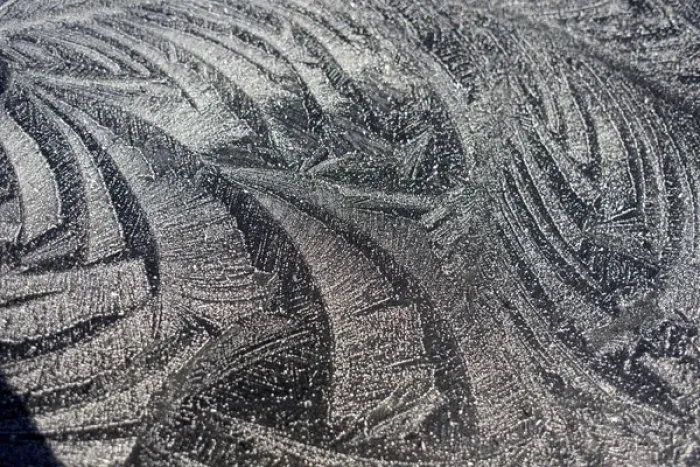 Framed Print : Frost patterns. Winter in British Columbia brings a variety of landscapes and closeups