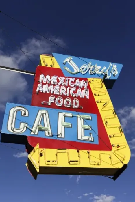 Framed Print : Gallup, New Mexico, United States. Route 66 cafe Framed Print : Gallup, New Mexico, United States. Route 66 cafe