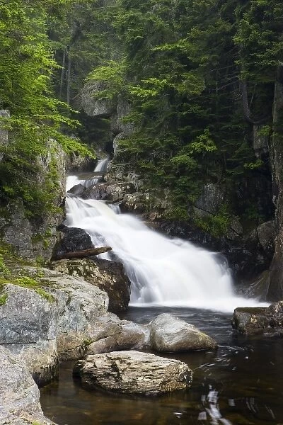 Garfield Falls in Pittsburgh, New Hampshire. East Branch of the Dead Diamond River