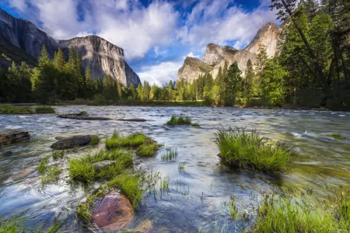 Framed Print : Gates of the Valley, Yosemite National Park, California