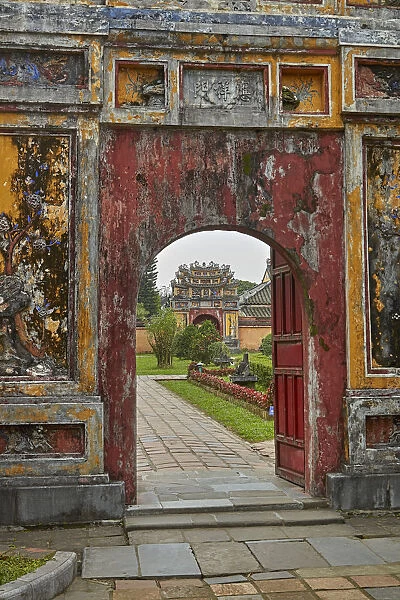 Gateway, historic Hue Citadel (Imperial City), Hue, North Central Coast, Vietnam