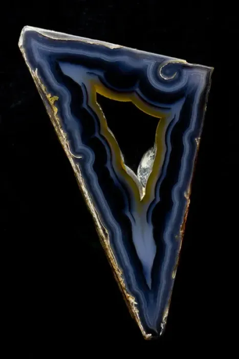 Framed Print : Geometric Brazilian Agate, Quartzsite, AZ Framed Print : Geometric Brazilian Agate, Quartzsite, AZ