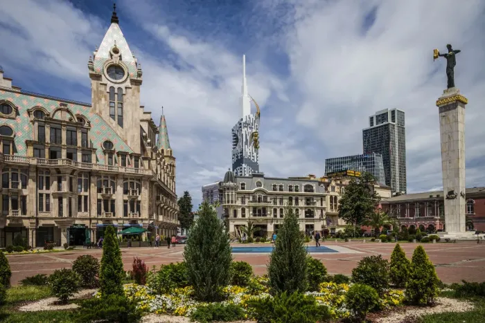 Framed Print : Georgia, Batumi. Europe Square Framed Print : Georgia, Batumi. Europe Square