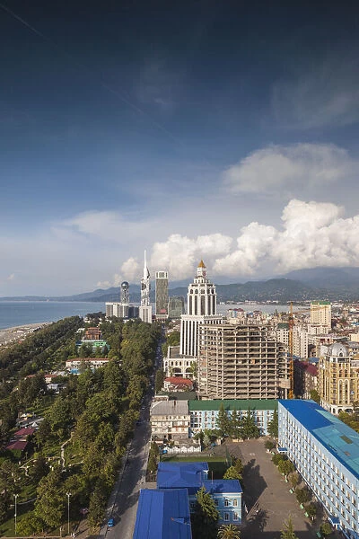 Georgia, Batumi. View of city skyline