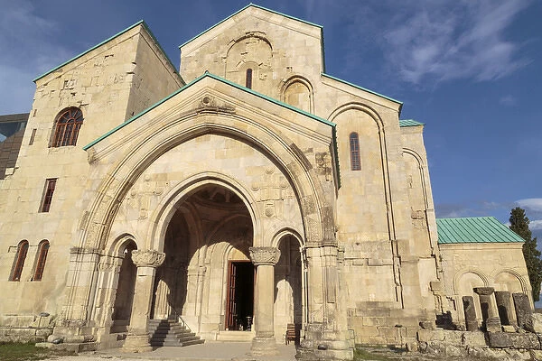 Georgia, Kutaisi. The entrance to Bagrati Cathedral