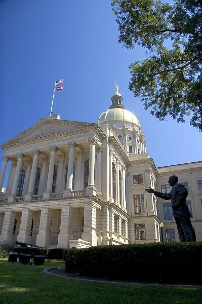 The Georgia State Capitol building in Atlanta