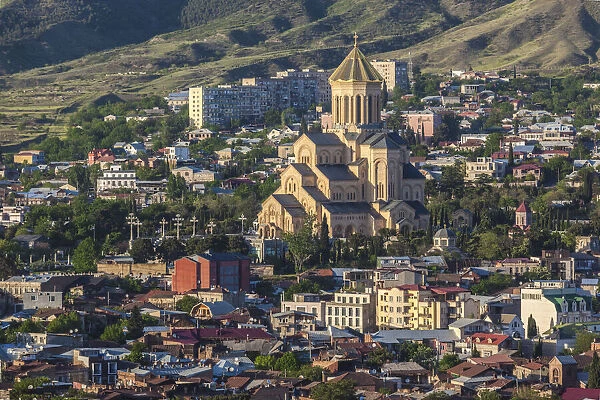 Georgia, Tbilisi. Holy Trinity Cathedral of Tbilisi
