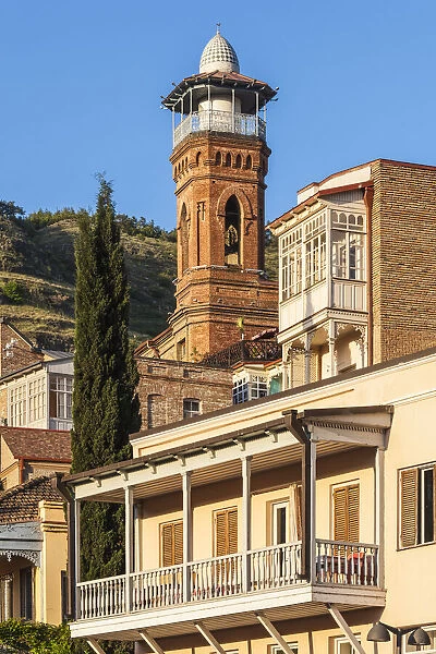 Georgia, Tbilisi. Old Town, Muslim Quarter and Tbilisi Mosque